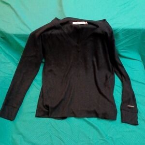 CALVIN KLEIN THERMAL SWEATER, WOMEN'S SZ M